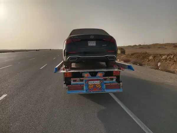 نقل سيارة بأمان